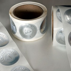 metallic labels